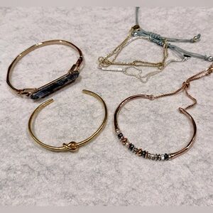 Lot of 5 Stella and dot bracelets